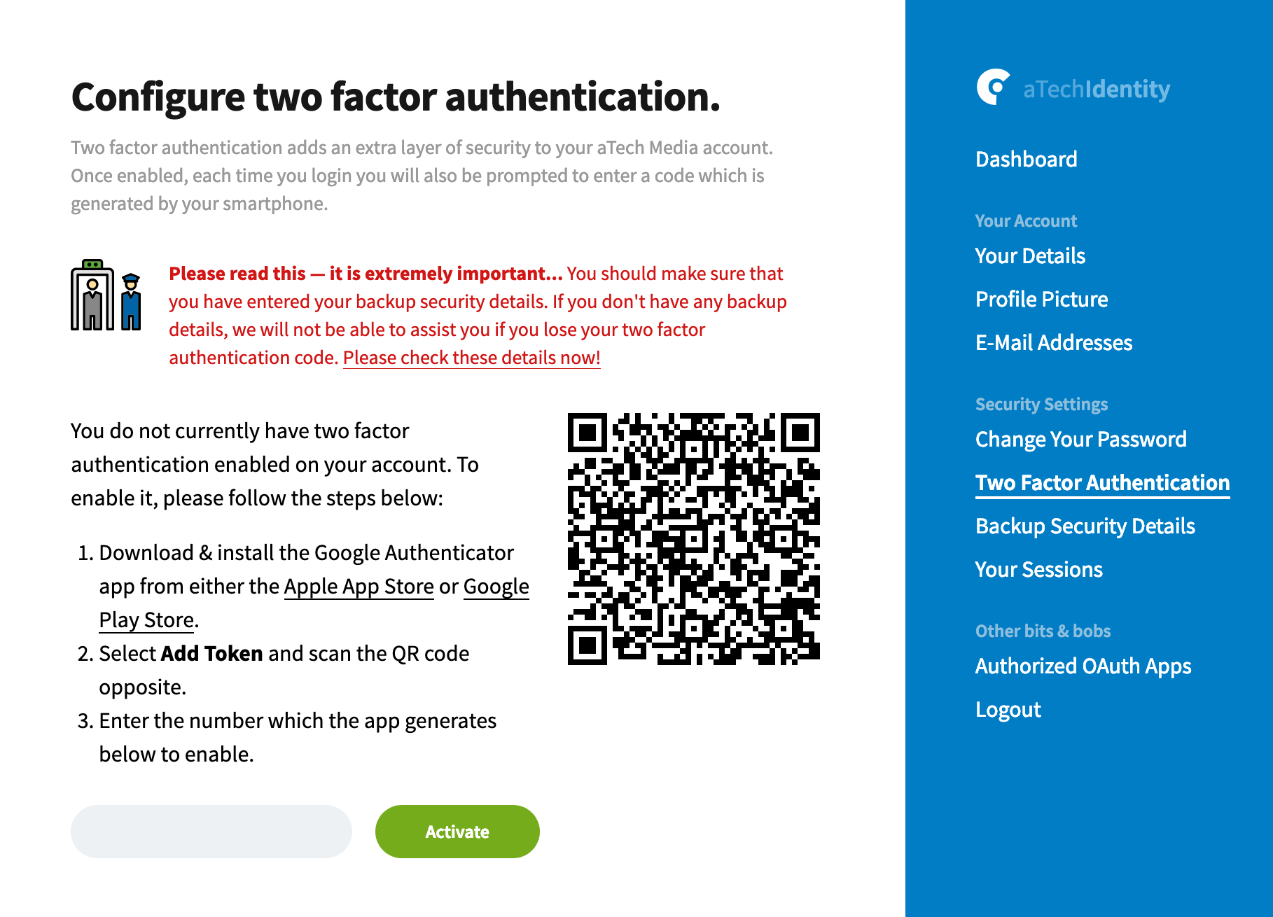 How can i recover my Google Authenticator app?? I have lost acess